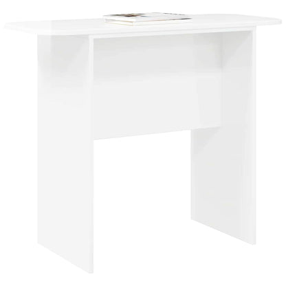 Tavolo consolle Bianco Lucido 93 x 40 x 75 cm Legno multistrato