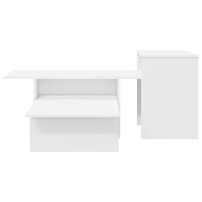 Tavolo consolle Bianco 91,5 x 35 x 38,5 cm Legno multistrato