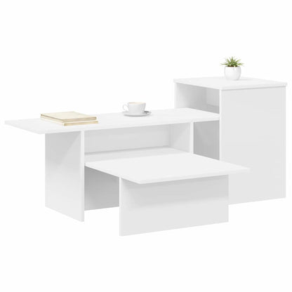 Tavolo consolle Bianco 91,5 x 35 x 38,5 cm Legno multistrato