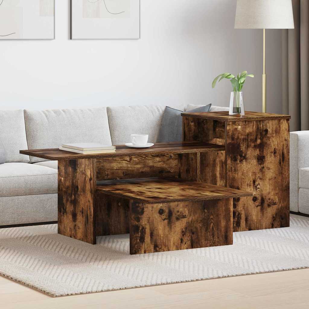 Tavolo consolle Rovere fumÃ© 91,5 x 35 x 38,5 cm