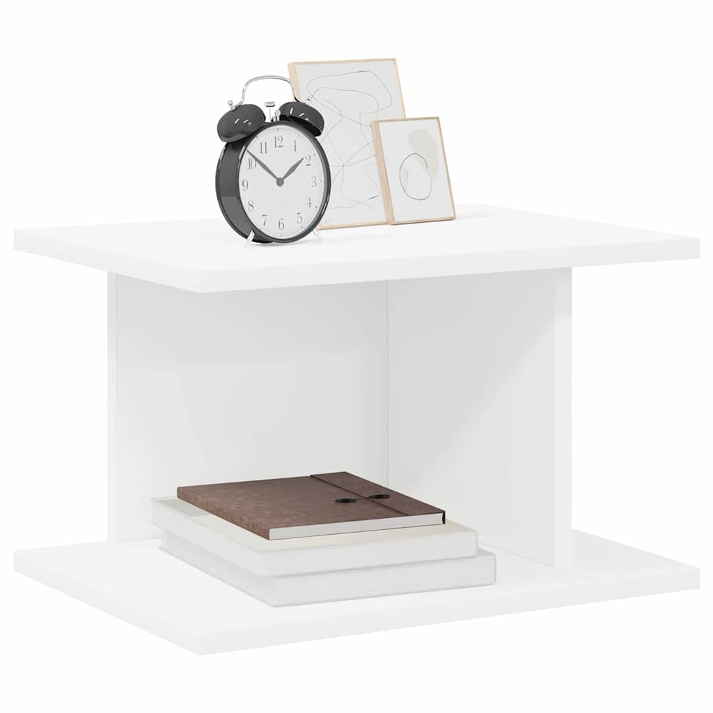 Comodino Bianco 40 x 30 x 25 cm Legno multistrato
