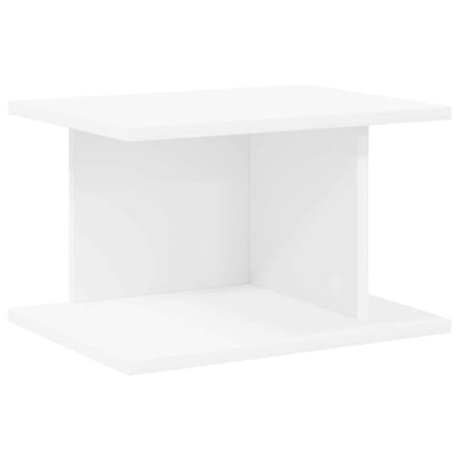 Comodino 2 pcs Bianco 40 x 30 x 25 cm Legno multistrato