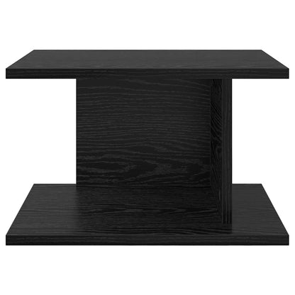 Comodino Rovere Nero 40 x 30 x 25 cm Legno multistrato