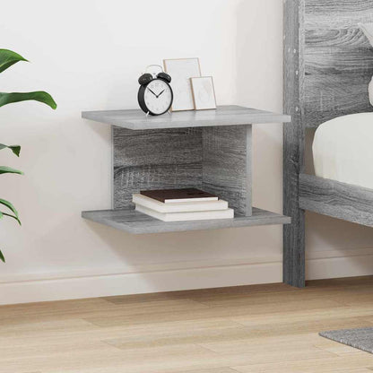Comodino Grigio Sonoma 40 x 30 x 25 cm Legno multistrato