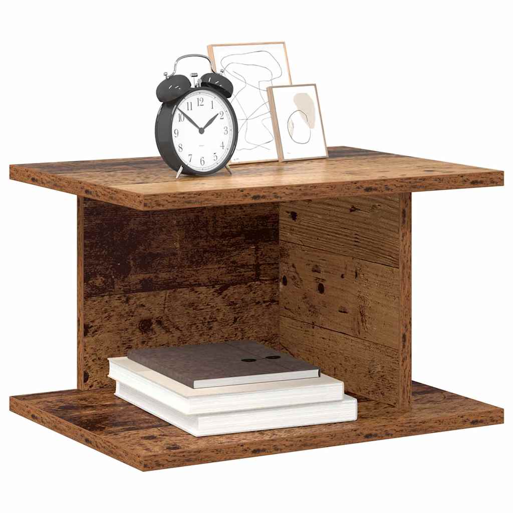 Comodino 2 pcs Legno vecchio 40 x 30 x 25 cm Legno multistrato