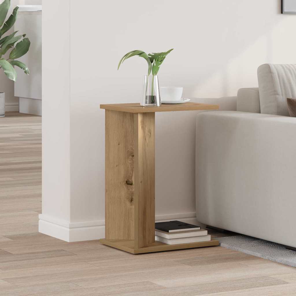 Tavolino Rovere artigianale 35 x 25 x 50 cm Legno multistrato