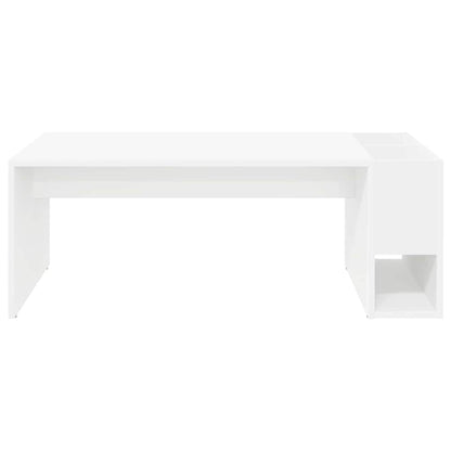 Tavolino da salotto Bianco 101,5 x 50 x 37 cm Legno multistrato