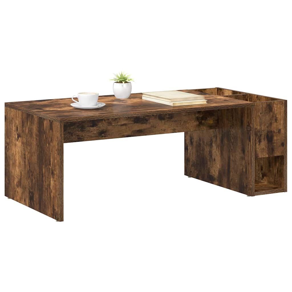 Tavolino da salotto Rovere fumÃ© 101,5 x 50 x 37 cm