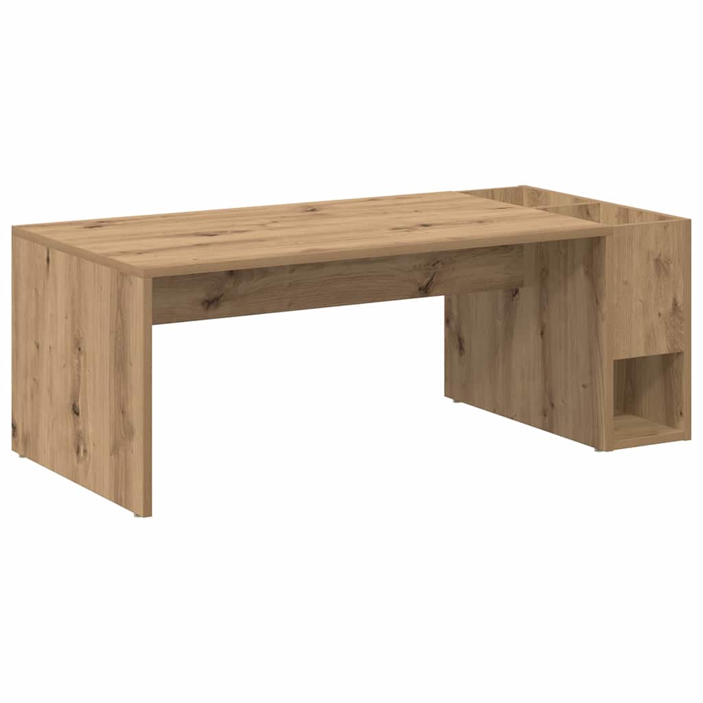 Tavolino da salotto Rovere artigianale 101,5 x 50 x 37 cm