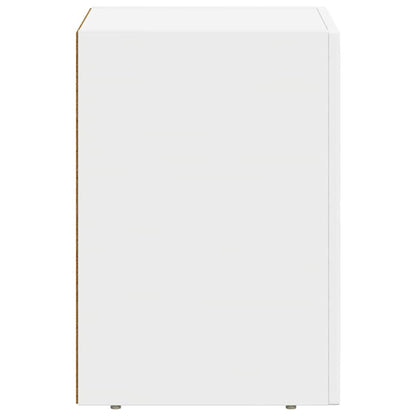 Comodino Bianco 29.5 x 35 x 50 cm Legno multistrato