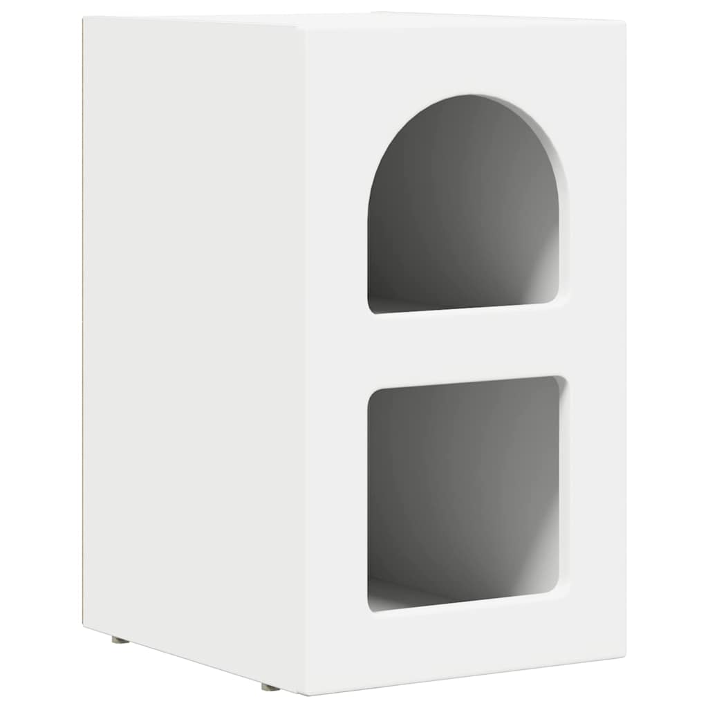 Comodino 2 pcs Bianco 29,5 x 33,5 x 50 cm Legno multistrato