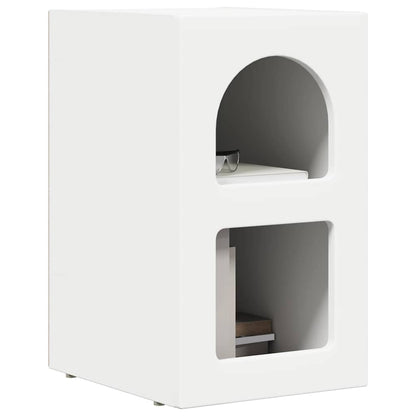 Comodino 2 pcs Bianco 29,5 x 33,5 x 50 cm Legno multistrato