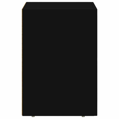 Comodino Nero 29,5 x 33,5 x 50 cm Legno multistrato