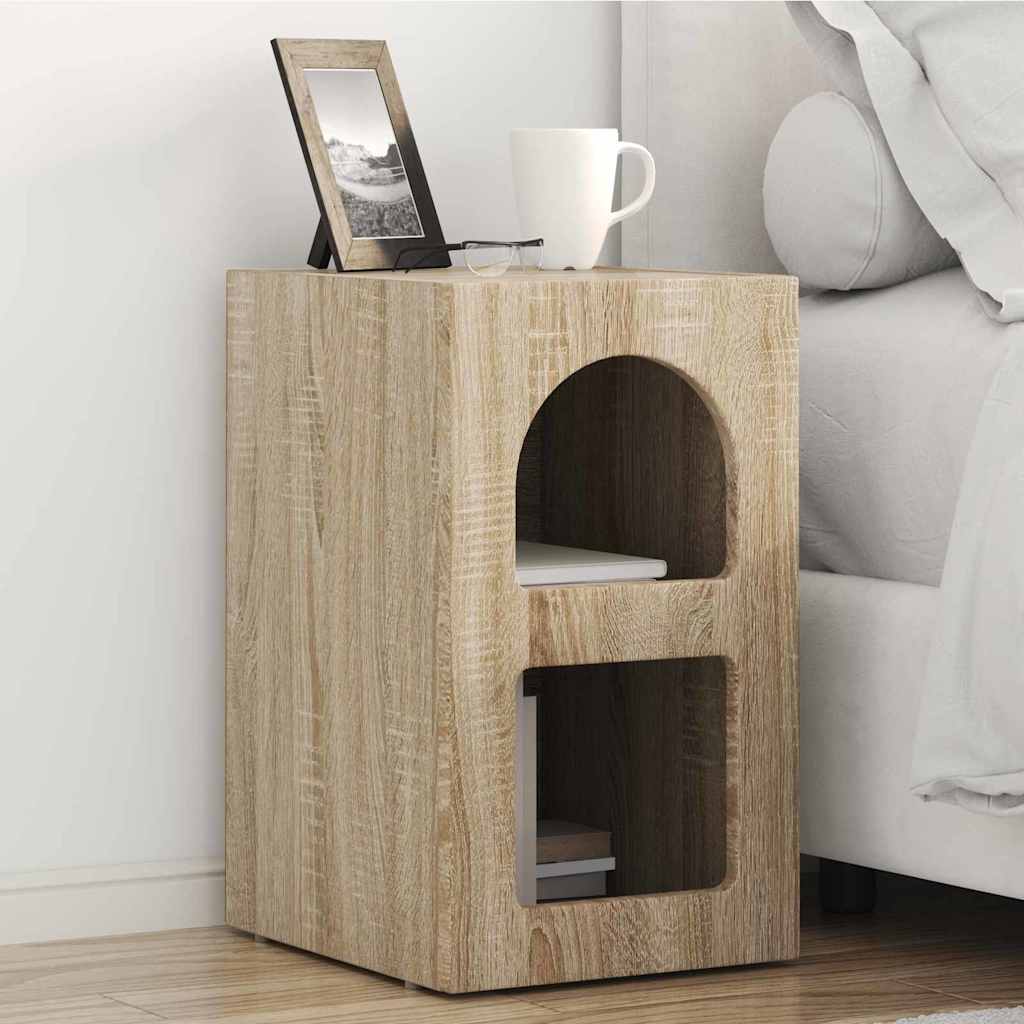 Comodino Rovere Sonoma 29,5 x 33,5 x 50 cm Legno multistrato