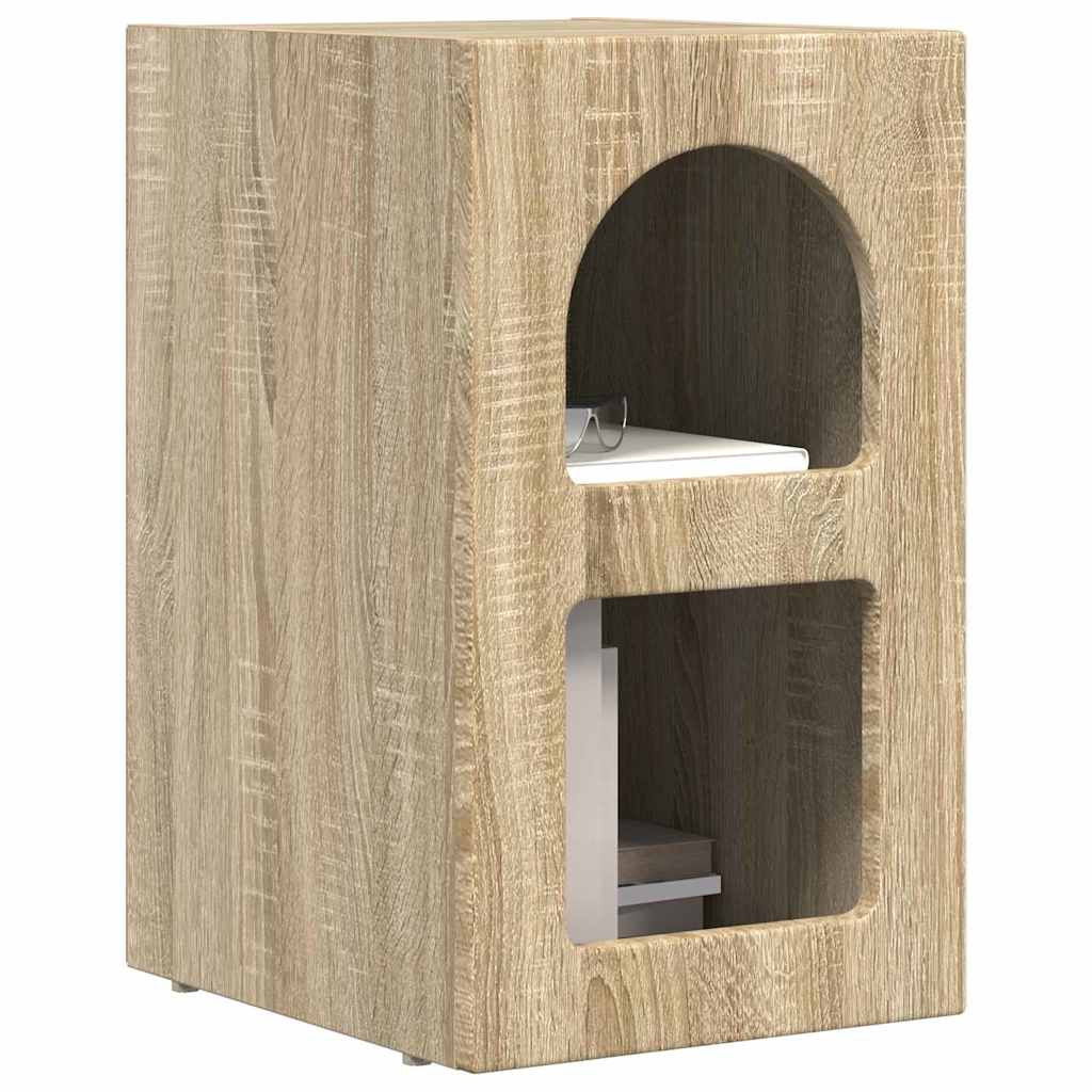 Comodino Rovere Sonoma 29,5 x 33,5 x 50 cm Legno multistrato