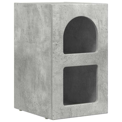 Comodino 2 pcs Grigio cemento 29,5 x 33,5 x 50 cm