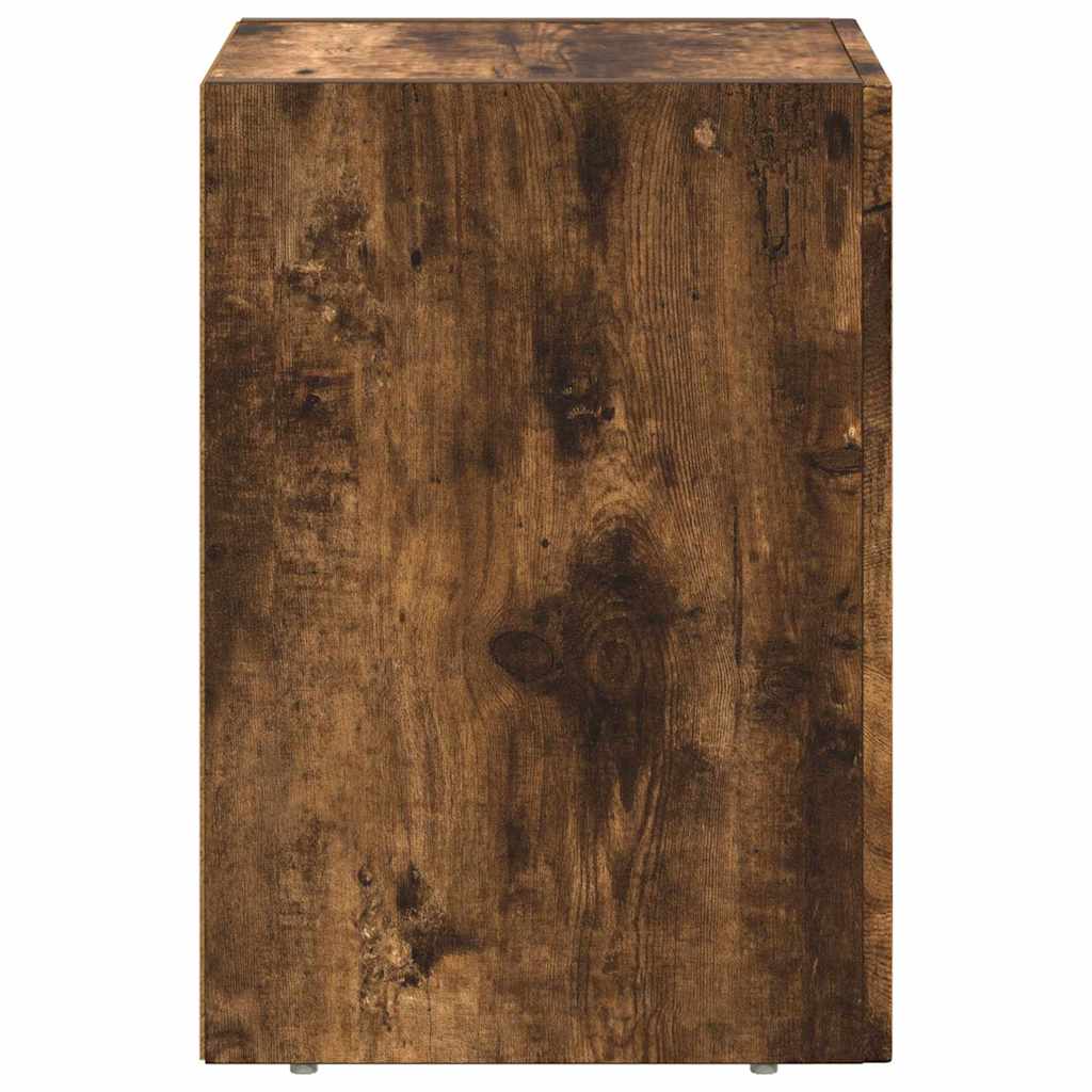 Comodino Rovere fumÃ© 29,5 x 33,5 x 50 cm Legno multistrato