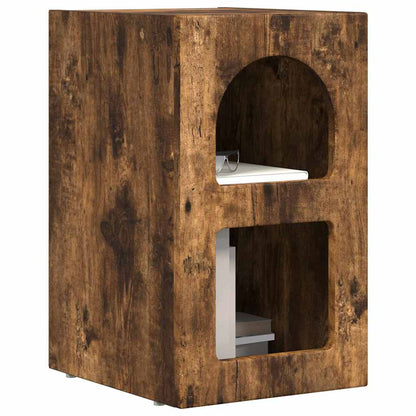 Comodino 2 pcs Rovere fumÃ© 29,5 x 33,5 x 50 cm