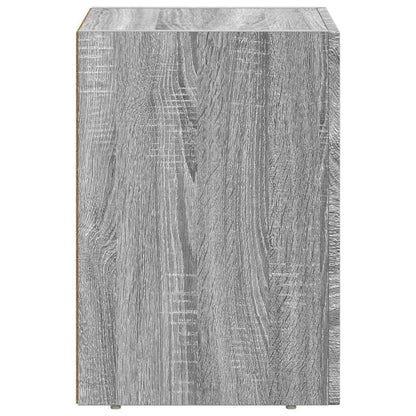 Comodino Grigio Sonoma 29,5 x 33,5 x 50 cm Legno multistrato
