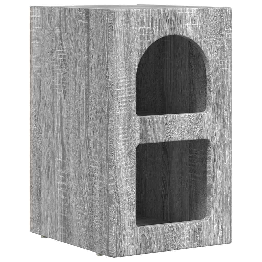 Comodino 2 pcs Grigio Sonoma 29,5 x 33,5 x 50 cm