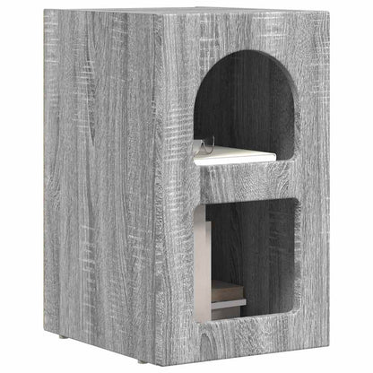 Comodino 2 pcs Grigio Sonoma 29,5 x 33,5 x 50 cm