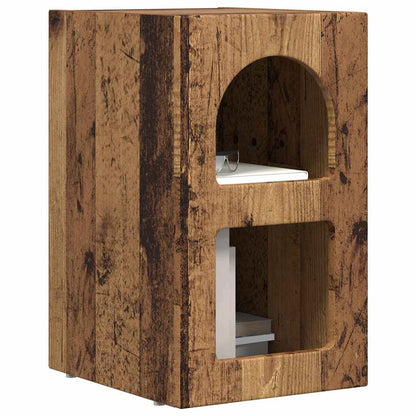 Comodino 2 pcs Legno vecchio 29,5 x 33,5 x 50 cm