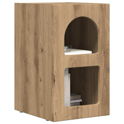 Comodino Rovere artigianale 29,5 x 33,5 x 50 cm
