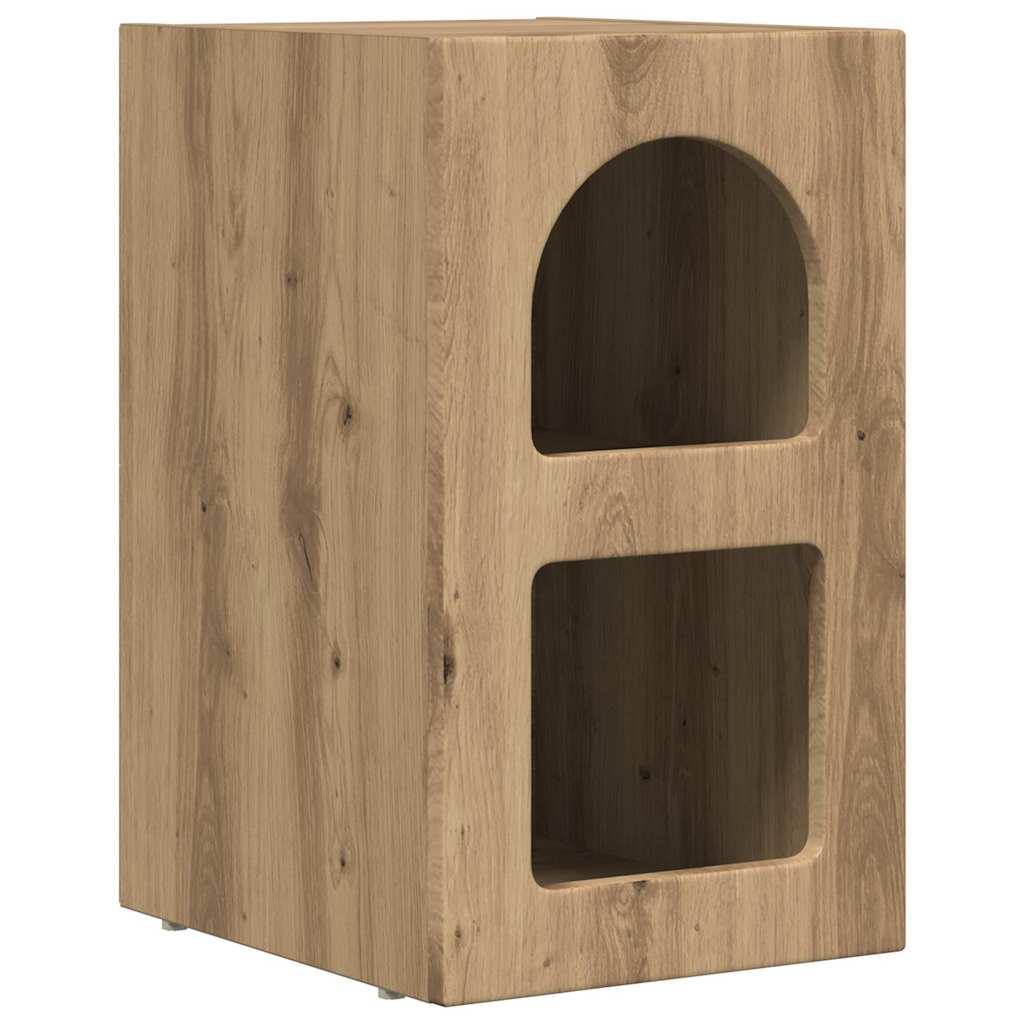 Comodino 2 pcs Rovere artigianale 29,5 x 33,5 x 50 cm