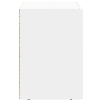 Comodino Bianco 40 x 35 x 50 cm Legno multistrato
