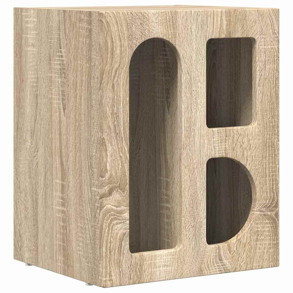 Comodino Rovere Sonoma 40 x 35 x 50 cm Legno multistrato