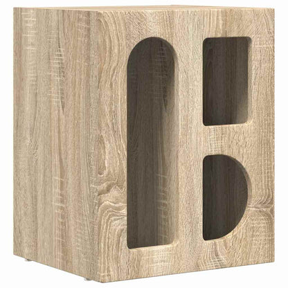 Comodino 2 pcs Rovere Sonoma 40 x 35 x 50 cm Legno multistrato