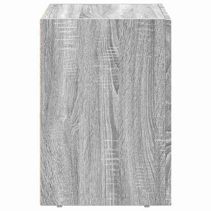 Comodino Grigio Sonoma 40 x 35 x 50 cm Legno multistrato