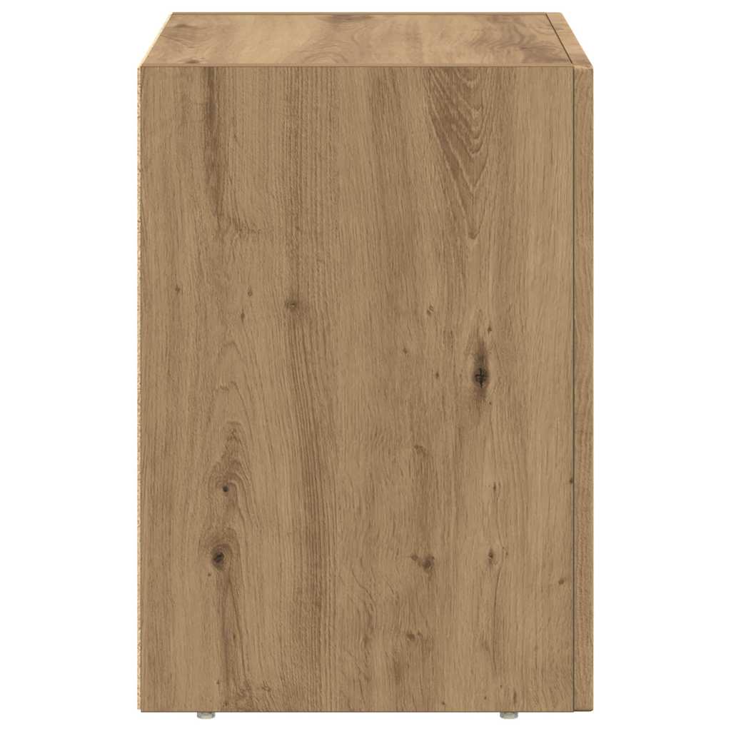 Comodino Rovere artigianale 40 x 35 x 50 cm Legno multistrato