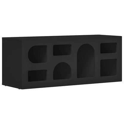 Mobile TV Nero 100 x 35 x 40 cm Legno multistrato