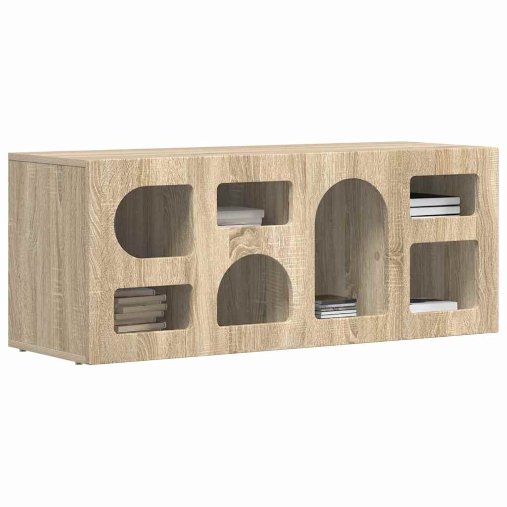 Mobile TV Rovere Sonoma 100 x 35 x 40 cm Legno multistrato