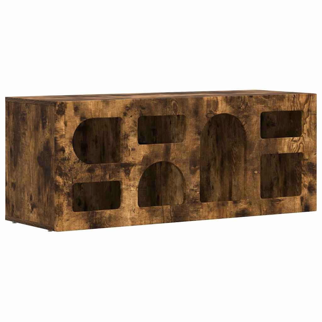 Mobile TV Rovere fumÃ© 100 x 35 x 40 cm Legno multistrato