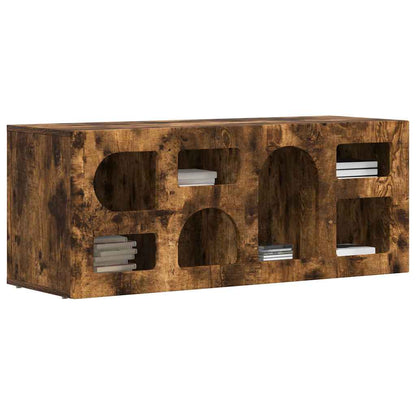 Mobile TV Rovere fumÃ© 100 x 35 x 40 cm Legno multistrato