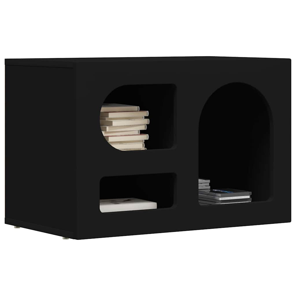 Mobile TV Nero 60 x 35 x 40 cm Legno multistrato