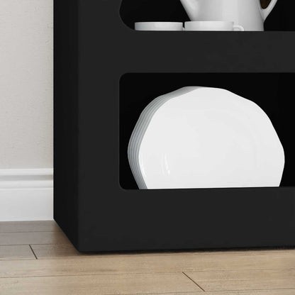 Credenza Nero 40 x 35 x 100,5 cm Legno multistrato