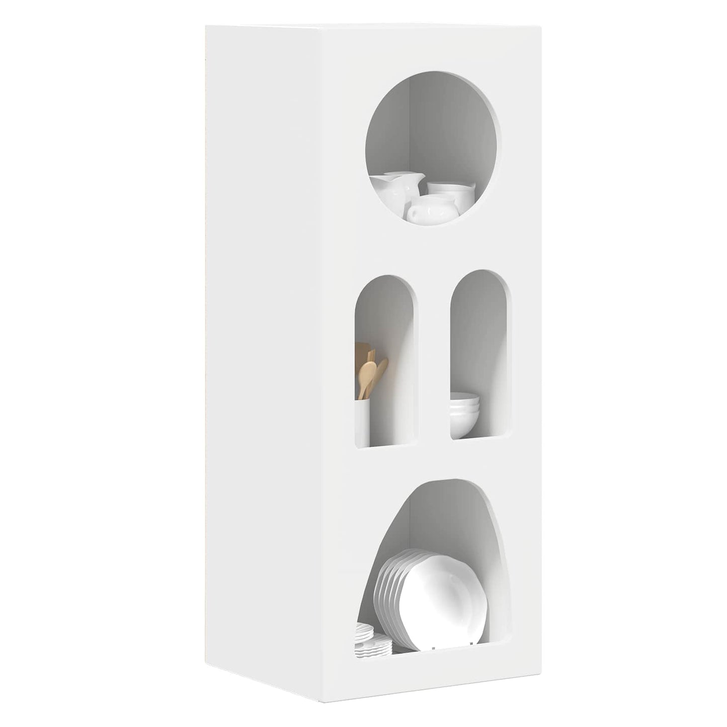 Credenza Bianco 40 x 35 x 100,5 cm Legno multistrato