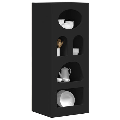 Credenza Nero 40 x 35 x 100.5 cm Legno multistrato
