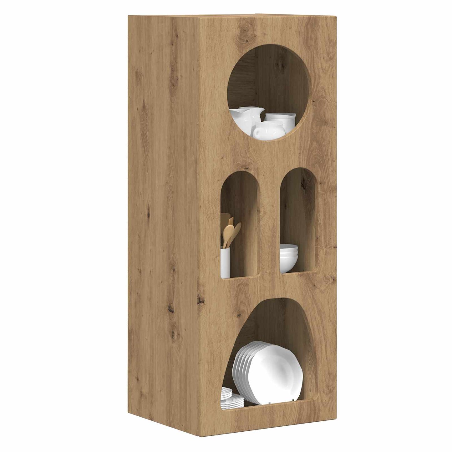 Credenza Rovere artigianale 40 x 35 x 100,5 cm