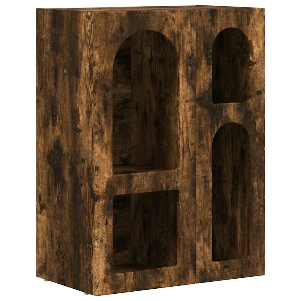 Credenza Rovere fumÃ© 59 x 35 x 80.5 cm Legno multistrato