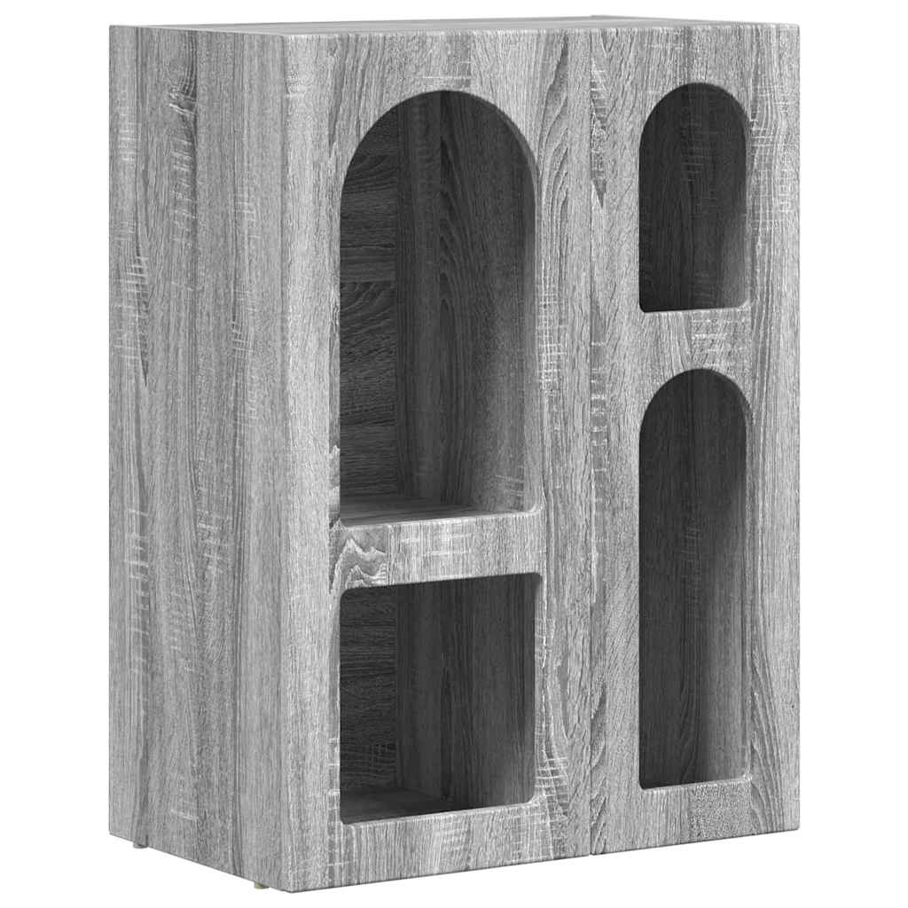 Credenza Grigio Sonoma 59 x 35 x 80.5 cm Legno multistrato