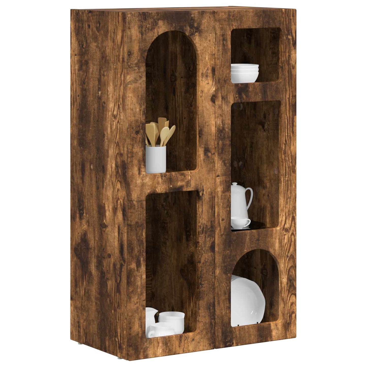 Credenza Rovere fumÃ© 59 x 35 x 100,5 cm Legno multistrato