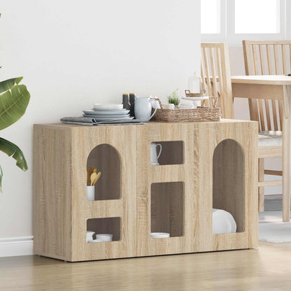 Credenza Rovere Sonoma 100 x 35 x 59 cm Legno multistrato