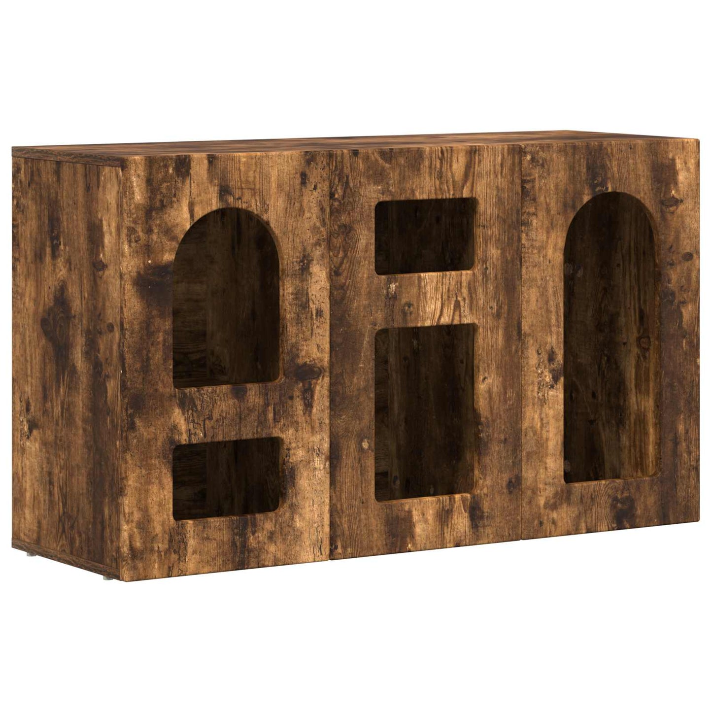 Credenza Rovere fumÃ© 100 x 35 x 59 cm Legno multistrato