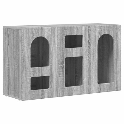 Credenza Grigio Sonoma 100 x 35 x 59 cm Legno multistrato