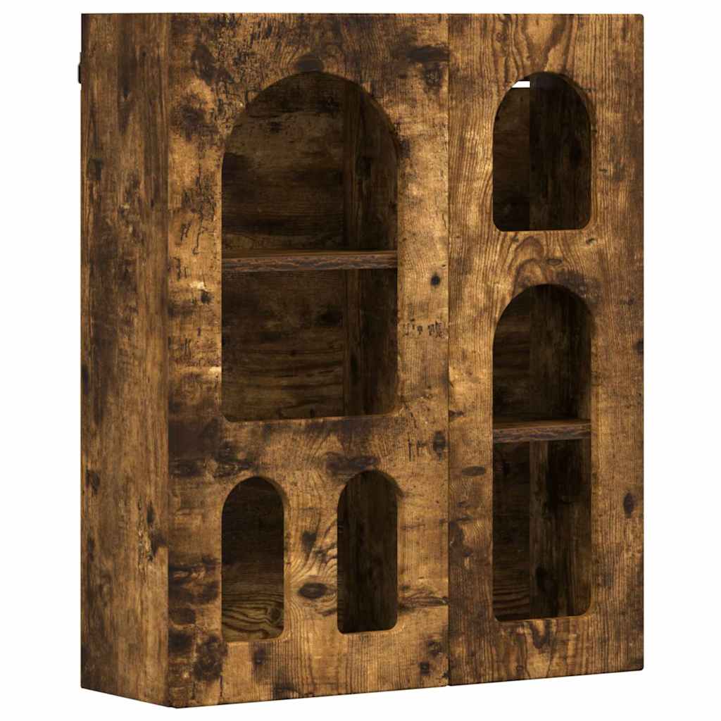 Armadio pensile Rovere fumÃ© 59 x 20 x 71.5 cm Legno multistrato