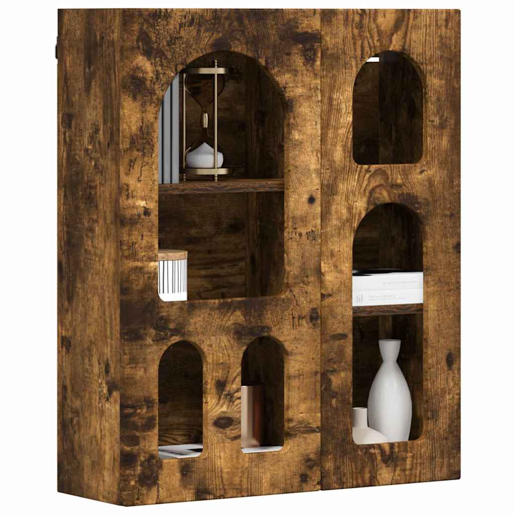 Armadio pensile Rovere fumÃ© 59 x 20 x 71.5 cm Legno multistrato